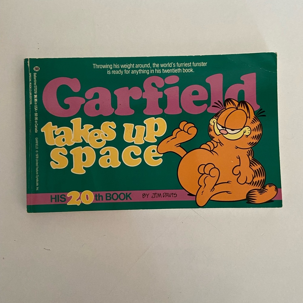Garfield takes up space 20th paperback book